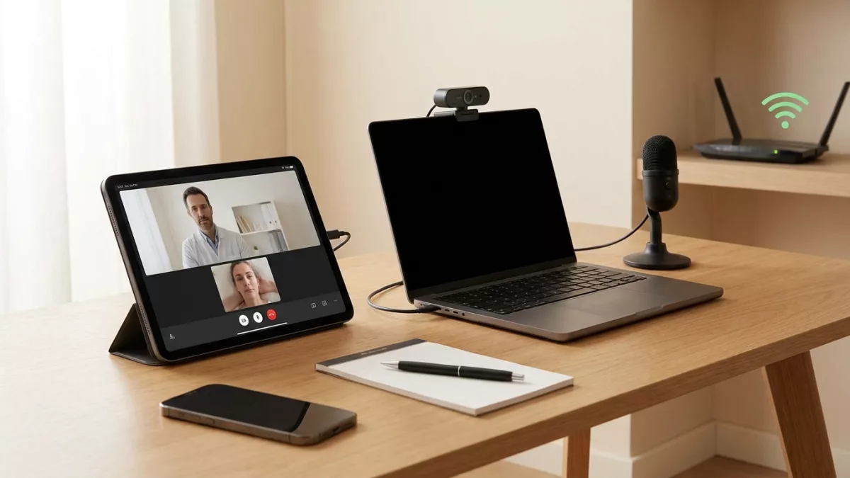 Les outils techniques nécessaires pour une téléconsultation réussie.